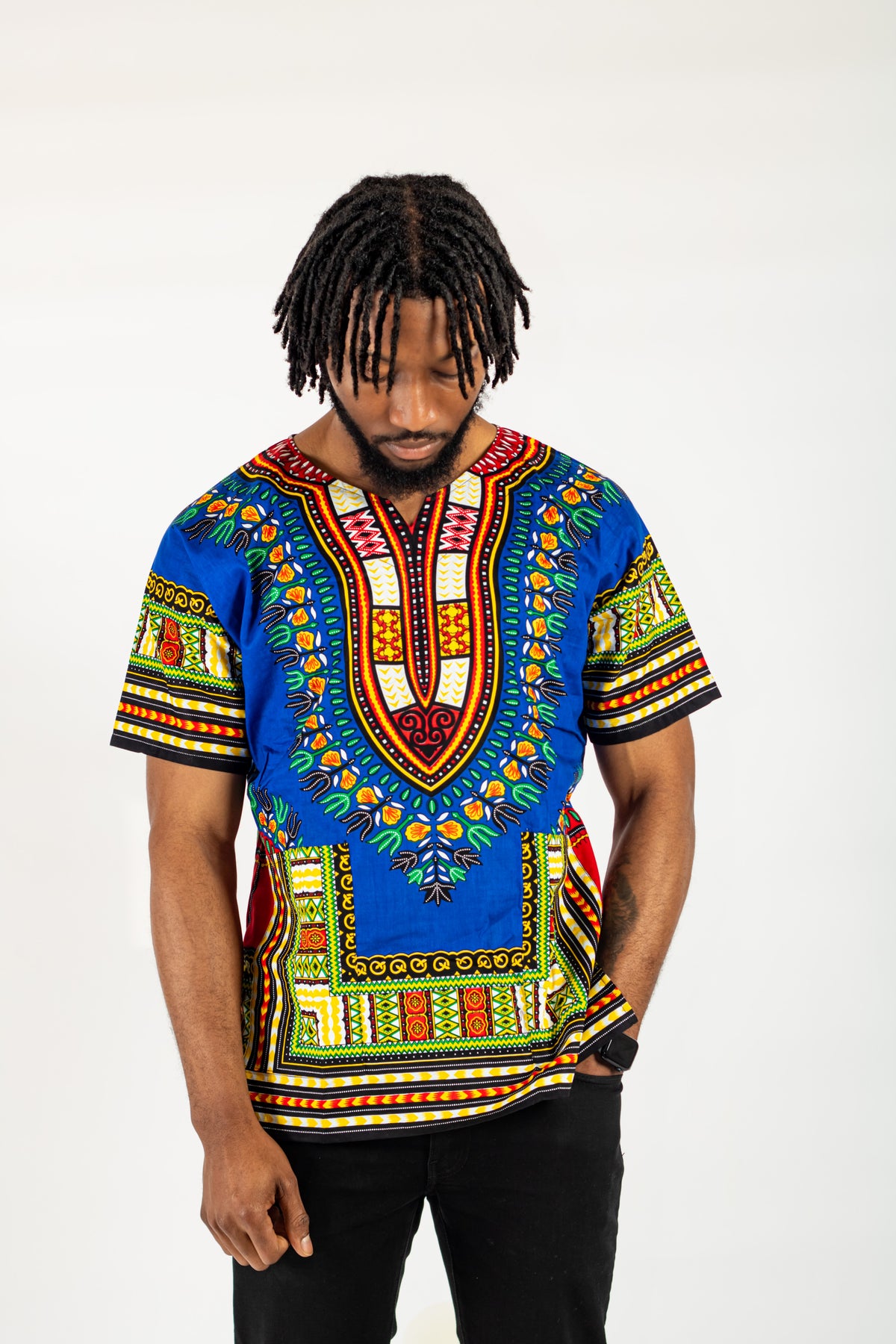 African Danshiki Top