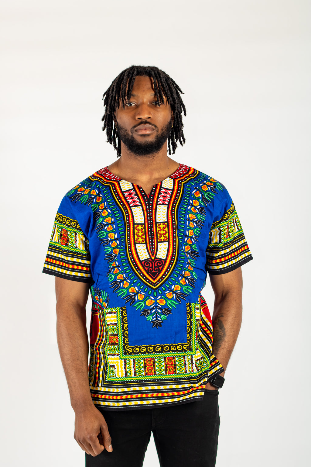 African Danshiki Top